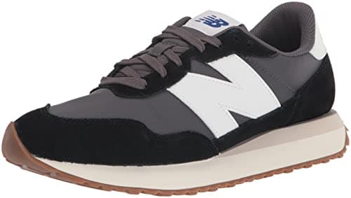 New Balance Men's 237 V1 Sneaker, Black/Magnet/Gum, 8.5