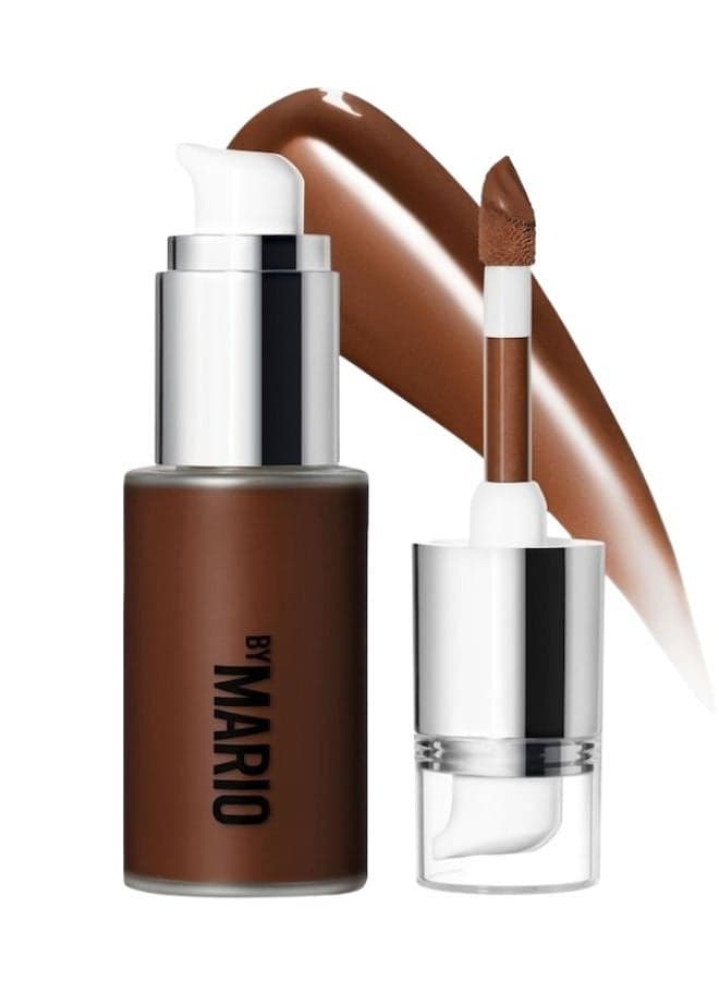 MAKEUP BY MARIO SoftSculpt® Multi-Use Bronzing & Shaping Serum with Hyaluronic Acid 30ml – Shade Dark Deep – Natural Skin-Like Finish for Dark-Deep Skin Tones, Lightweight, Buildable, Hydrating