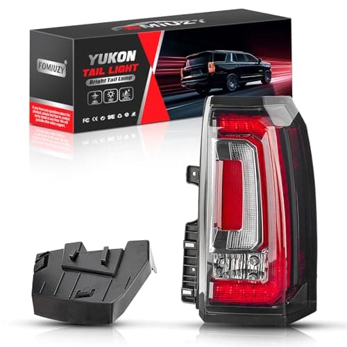 FOMIUZY Tail Lights Assembly Right Passenger Fit For GMC Yukon Yukon XL Denali 2015 2016 2017 2018 2019 2020 Rear LED Brake Turn Signal Back Up Taillight Replaces 84536243 GM2801268 23380460