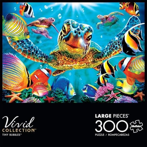 Buffalo Games - Steve Sundram - Tiny Bubbles - 300 Piece Jigsaw Puzzle For Adults -Challenging Puzzle Perfect for Game Nights - Finished Size is 21.25 x 15.00