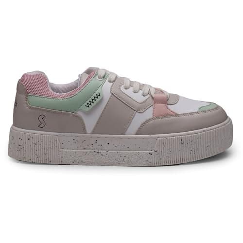 SOLETHREADS Rogue Sneakers for Women |Retro Design|Comfortable|Chunky Streetwear Fashion Shoes| Stylish| Anti-Skid|Tendy|Running|Workout|Walking Shoes Women|SAGE Green|UK 7
