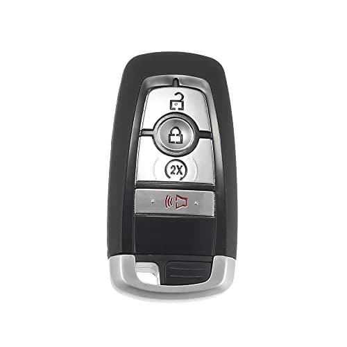 X AUTOHAUX 315MHz M3N-A2C93142300 Replacement Smart Proximity Keyless Entry Remote Key Fob for Ford Edge 2017-2020 4 Buttons with Door Key 49 Chip