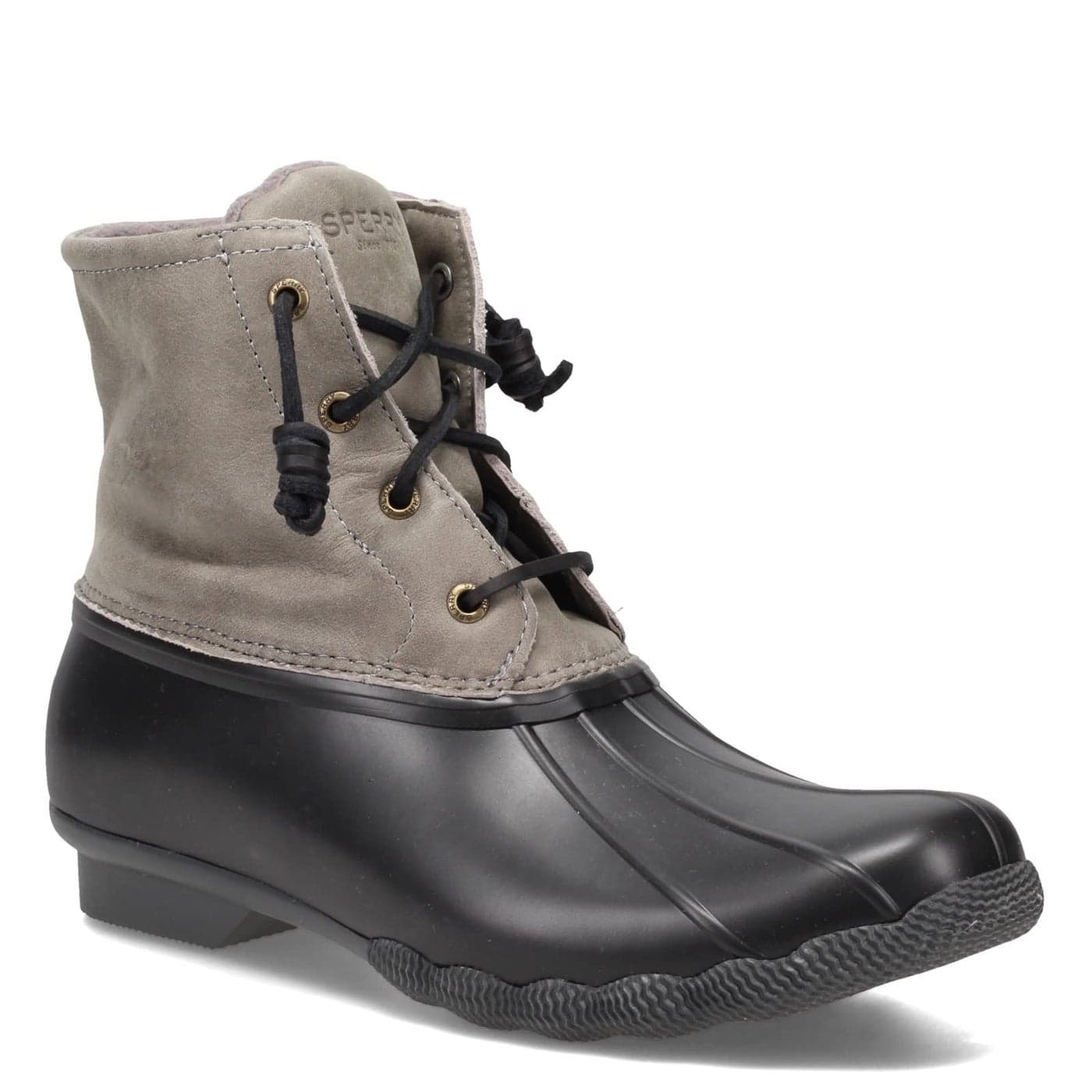 Sperry Womens Saltwater Boots BlackGrey 7