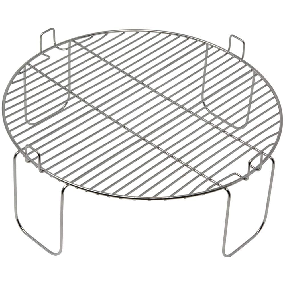 4 inch Stainless Steel Grill Rack Compatible with NuWave Oven Pro Primo NutriChef Black Decker Reversible Grate Accessory for Cooking Baking Cooling in Infrared Kitchen Convection Toaster Oven