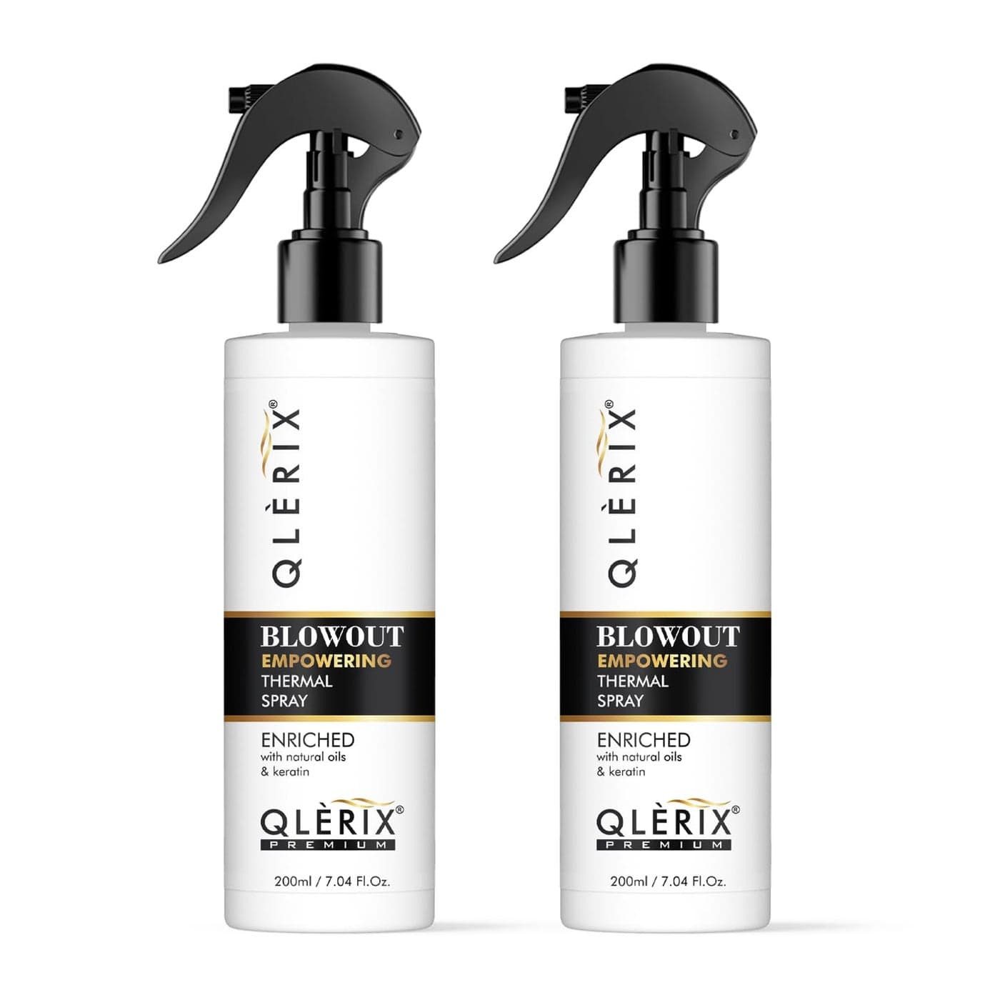 QLERIX Premium Pro Styling and Straightening Blowout Heat Protection Hair Spray No Sulfate No Parabean for men and women200 ml Pack of 1