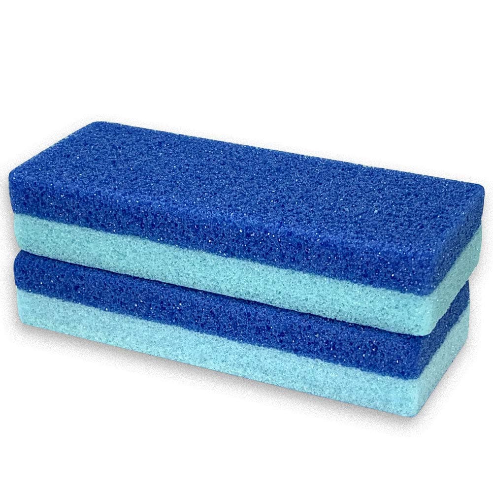 Maryton Foot Exfoliator File Scrubber Sponge Pedicure Tool Callus Remover for Feet Salon Foot Scrub Pads Pedi Gifts for Men Women 2pcs