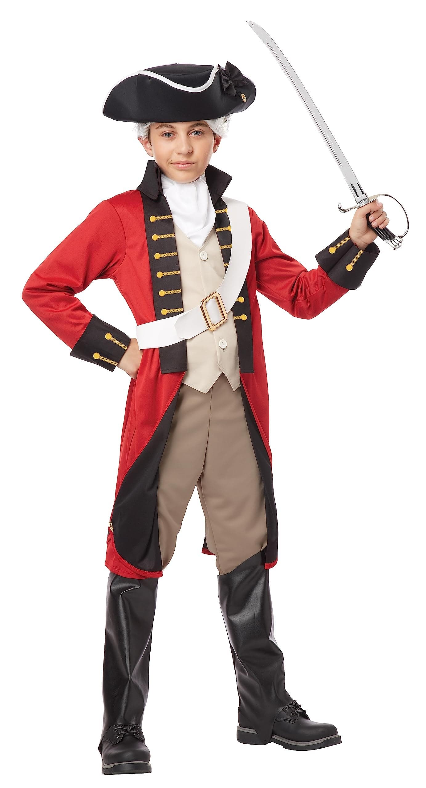 California Costumes Boys British Redcoat Costume Large (10-12)