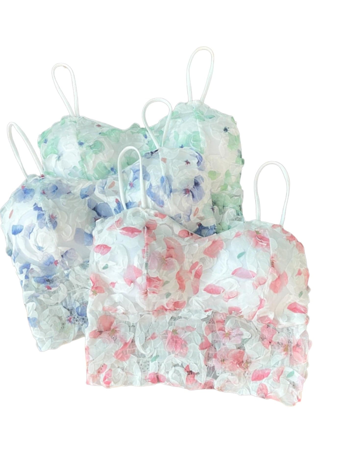 HIRRNIK Women - Girls Lightly Padded Bra Sports Bra Nylon Material (Full Coverage, Removable Padded) Everyday Bra Free Size (28-30-32-34) Combo Bra Pack of 3 PIS (Free (28-30-32-34), Multicolor9)