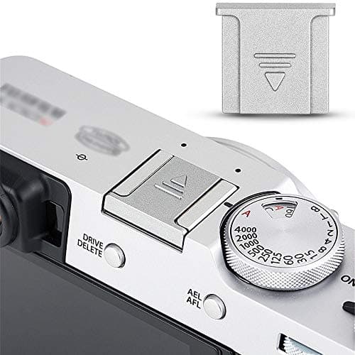 Silver Camera Hot Shoe Cover Protector Cap for Fujifilm X-T30 III X-E5 X Half X100VI X-T50 X-S20 XT5 XT4 XT3 XT2 GFX 100RF 50S II XH2 XH2S XT30II XT20 XT10 XS10 XE4 XT200 XT100 X100V X100F X100T XPro3