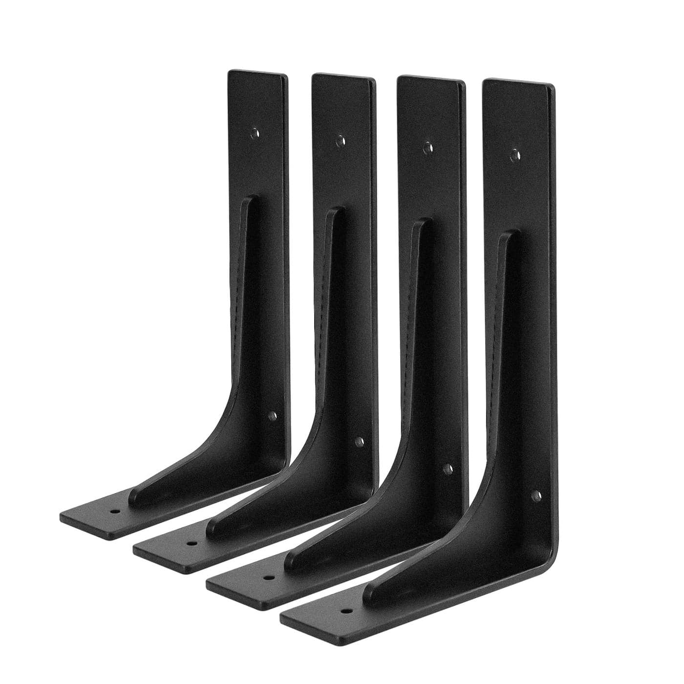 PICESA 8x 47 Shelf BracketsL Shelf Brackets Vertical Angle Premium Alloy Metal Heavy Duty Shelf Bracket high Strength Mounting Hardware Included Corner Brace JointPack of 4 8 inch LBeam