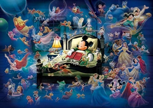 Tenyo Disney Mickeys Dream Fantasy Glow in the Dark Jigsaw Puzzle 500 Piece