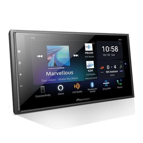 Pioneer DMH-WC5700NEX 6.8" Capacitive Touchscreen, Modular Chassis – Wireless & Wired Apple CarPlay & Android Auto, Amazon Alexa, Bluetooth, FLAC, Backup Camera, Hi-Volt RCA