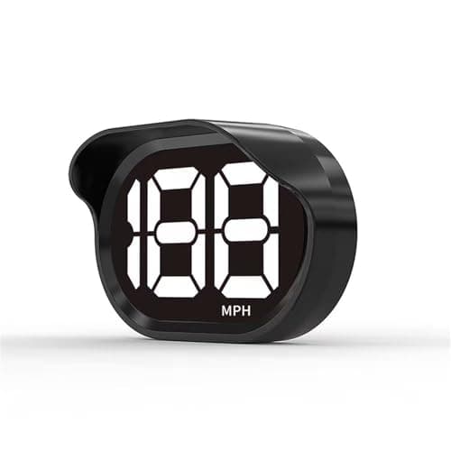GPS Digital Speedometer for Car MPH, USB Connect Plug and Play for Car Truck Motor SUV All Vehicles, Automatic Brightness Adjustment,Large Font Display (K2-White)