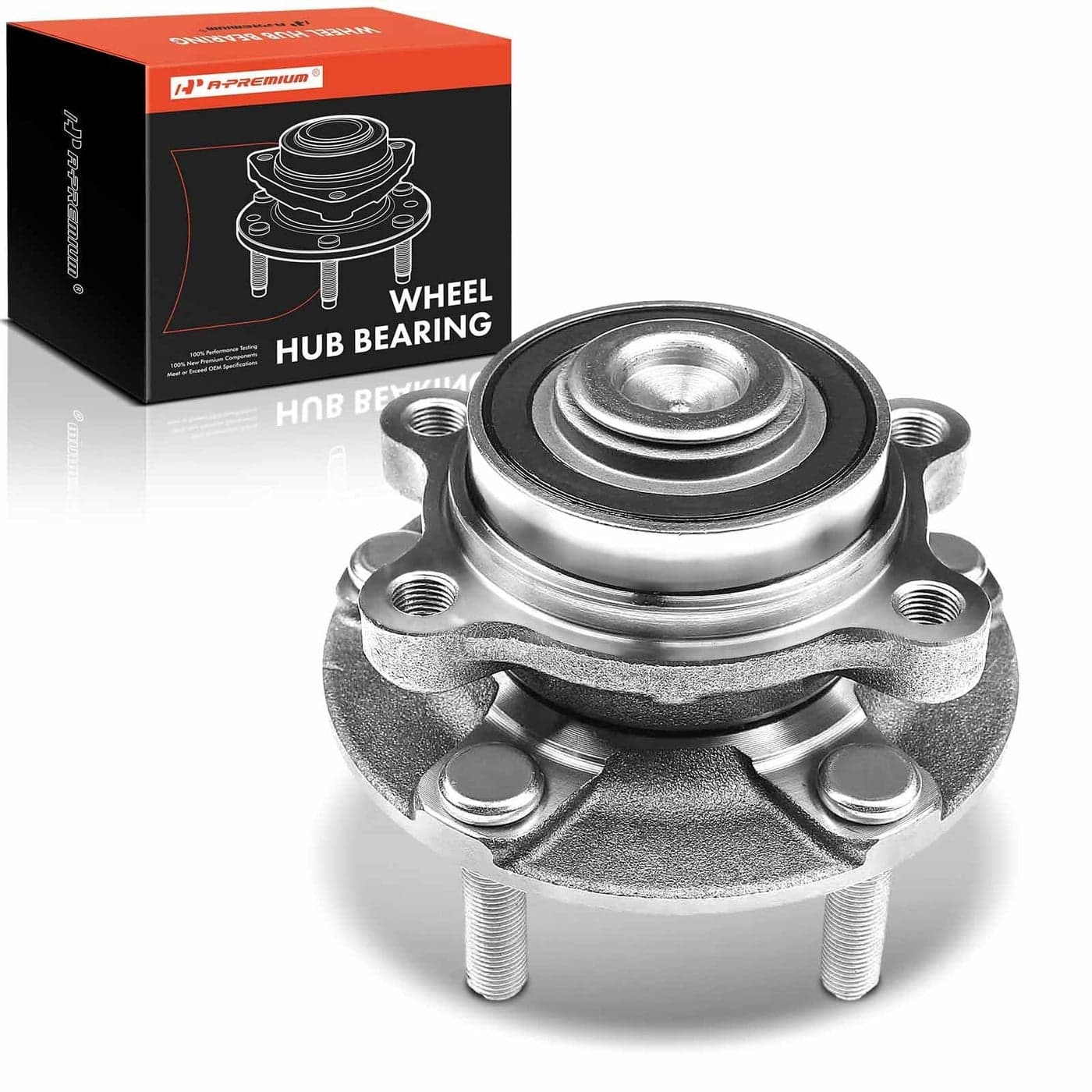 APremium Front Wheel Bearing and Hub Assembly with 5Lug Compatible with Infiniti G35 20032007 Nissan 350Z 20032009 RWD and with 4Wheel ABS