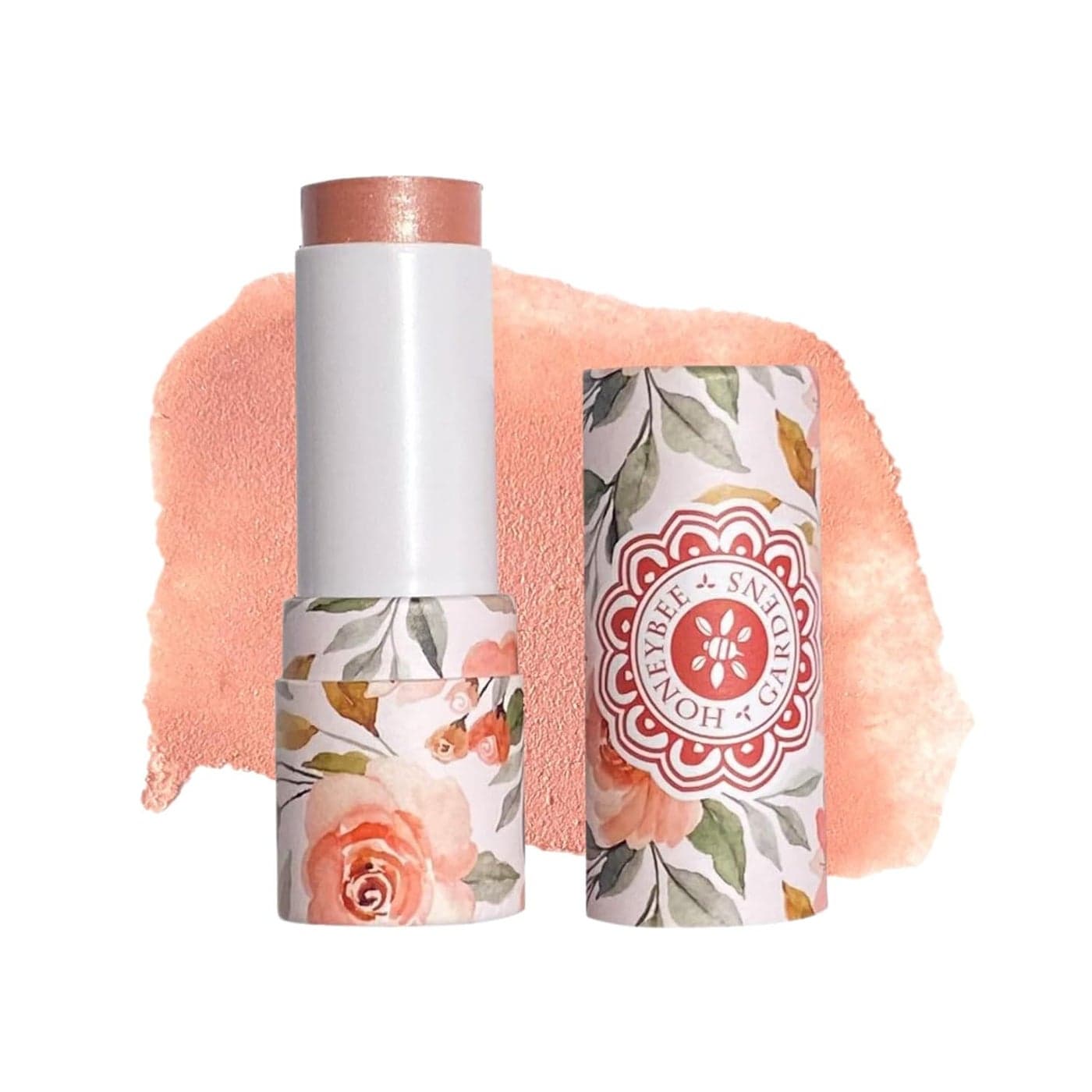 Honeybee Gardens Color Within Reach MultiStick Glow Pinky Peachy Nude Multipurpose Makeup Natural Glow Easy Application Vegan CrueltyFree Net Wt 02 oz