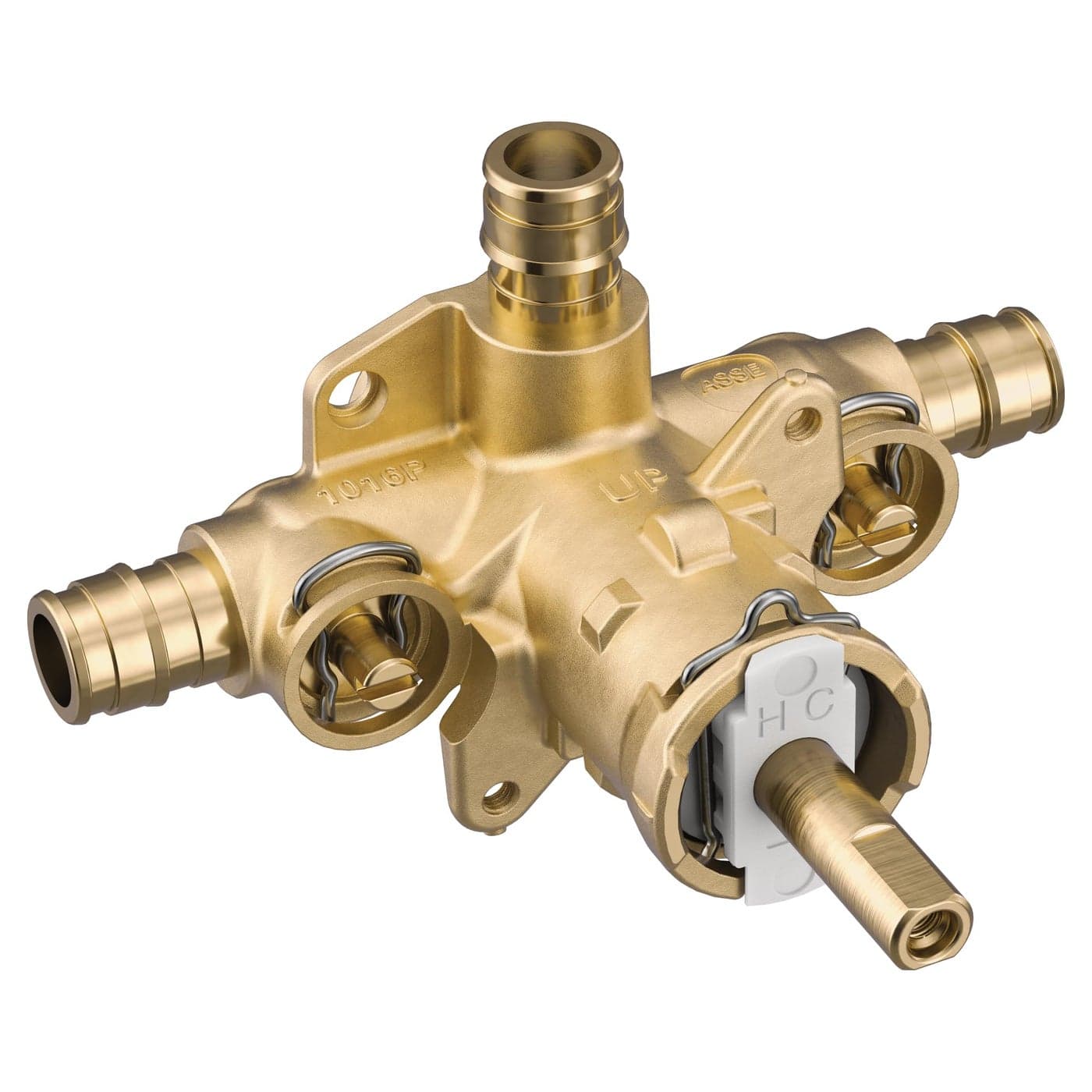 Moen 2328PF MPact PosiTemp Pressure Balancing Valve with 12 Cold Expansion PEX Connection