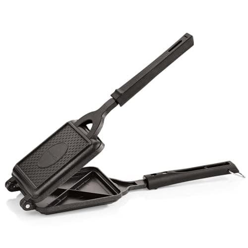 Bergner Senator Sandwich Toaster, Non-Stick, PFOA Free, Design for Perfect Sealing, Sturdy Handles, Even Heating Grill/Toast Sandwiches in Minutes, Cast Aluminium, Gas Stove Compatible