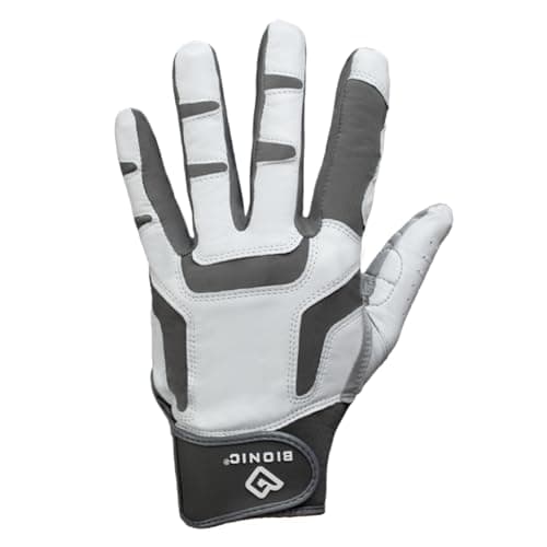 Bionic Mens ReliefGrip 20 Golf Glove Silver XLarge Left