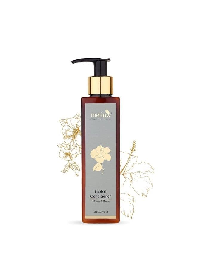 Herbals Hibiscus Conditioner (200 ml) for smooth & shiny hair | Improves Hair strength, Deep Conditioning & helps in reducing hair fall | for all hair type