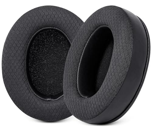 Replacement Ear Pads for Sennheiser HD280/HD280-13/HD280-Pro/HD281/HMD280/HMD280 Pro/HMD280-13/HMD281/HMD281 Pro Headphones, Earpads Cushions with Upgrade Memory Foam - Black