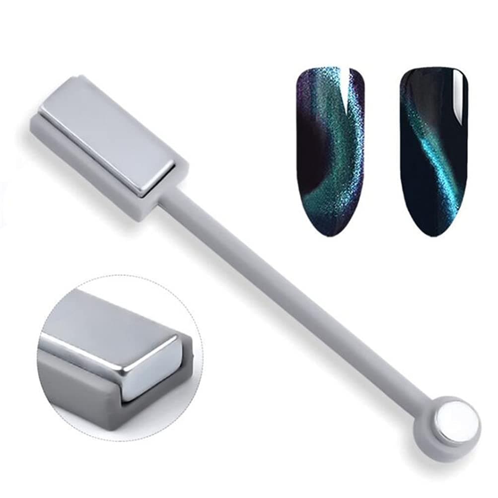 Frcolor Doublehead Magic Magnet Stick For 3D Magnetic Cat Eye Gel Nail Polish Nail Art Manicure Tool