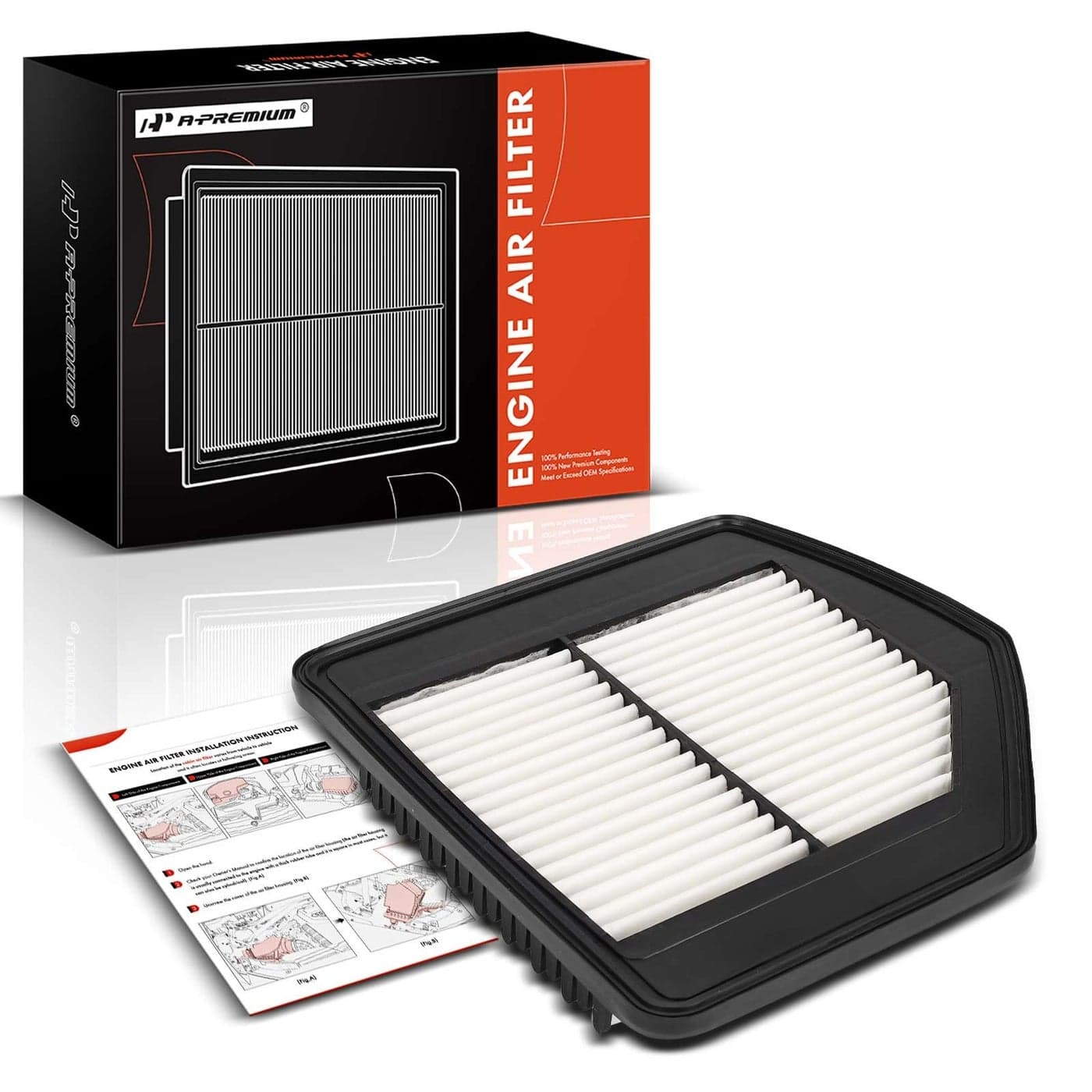 APremium Engine Air Filter Compatible with Hyundai Genesis 20152015 Genesis G80 20182020 G90 20172022 Kia K900 20192020 33L 50L Replace 28127B1000 28127B1000