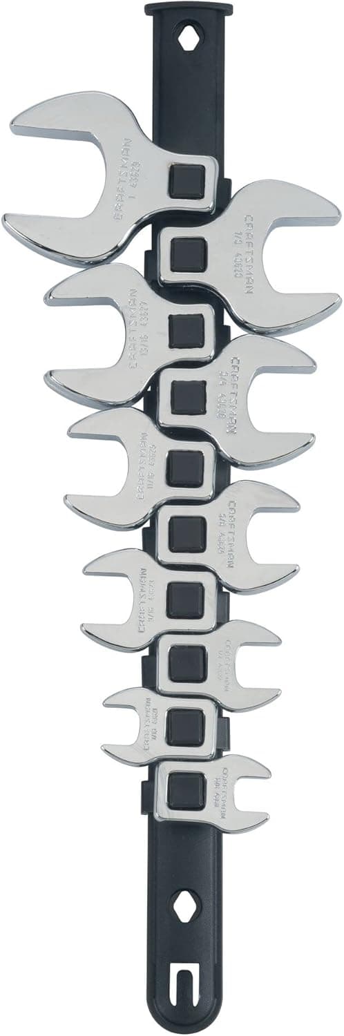 CRAFTSMAN Crowfoot Wrench Set Open End SAE 10 Piece CMMT12052LZ