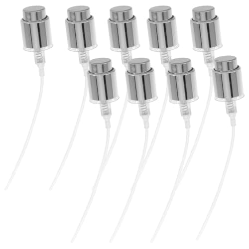 Beatifufu Fine Mist Sprayer Caps 10pcs Plastic Perfume Spray Bottle Nozzle Pump Spray Top Replacement for Perfume Skincare and Cleaning