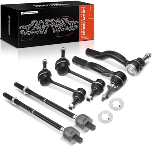 A-Premium Set of 6, Front Sway Bar Link, Inner Outer Tie Rod End, Compatible with Ford Crown Victoria 2003-2011, Lincoln Town Car 2003-2011, Mercury Grand Marquis 2003-2011, Marauder 2003-2004