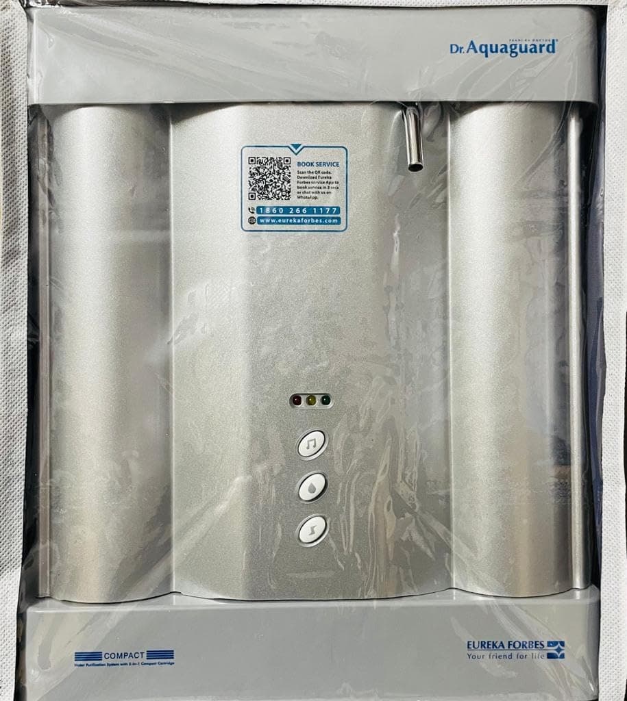 AkuaBeat Silicone PVC Protective Cover Compatible with Eureka Forbes Dr. Aquaguard Compact UV Water Purifier Dustproof, UV & Scratch Resistant, with Transparent Front and Velcro Patch.
