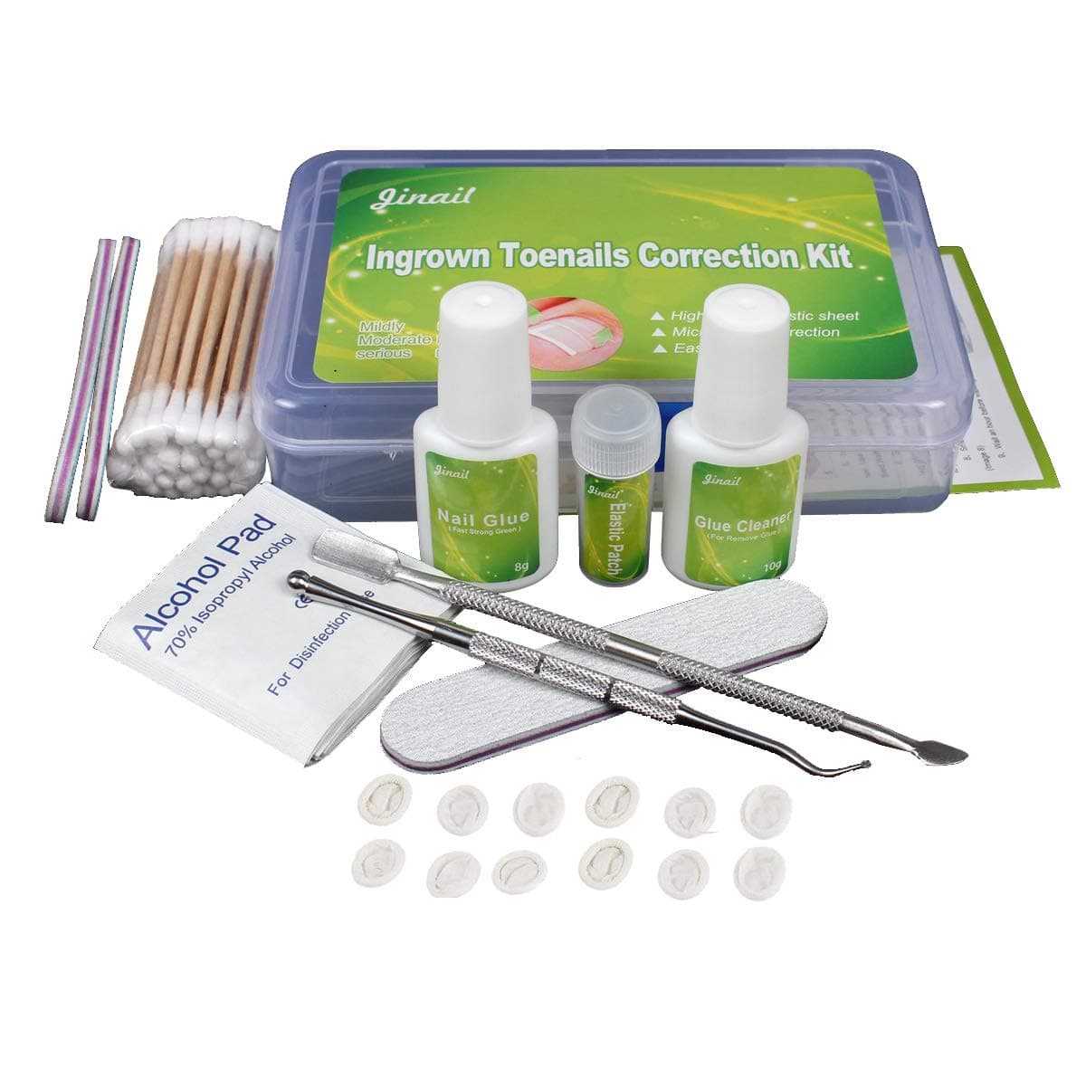 Ingrown Toenail Pedicure Tool Straightening Clip Curved BS Brace for Toenails Toe nail Tool Kit