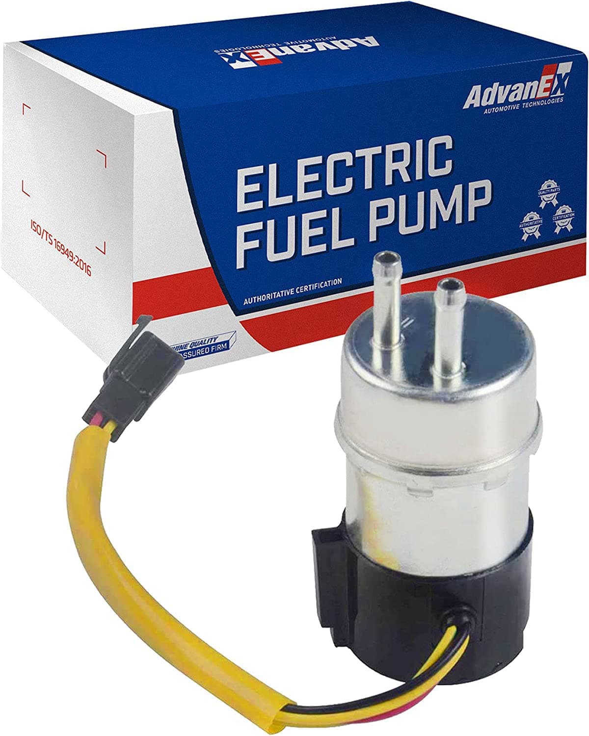 Electric Fuel Pump 12V Inline 4 Wires Compatible with Kawasaki Vulcan Voyager XII ZG1200B VN1500 490401063
