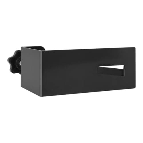 TUPSKY Lock Box Door Mount Bracket Adjustable Door Hooks for Security Lock Box Keys Emergency Access Fits Different Door Thicknesses Heights Black 1 Pack