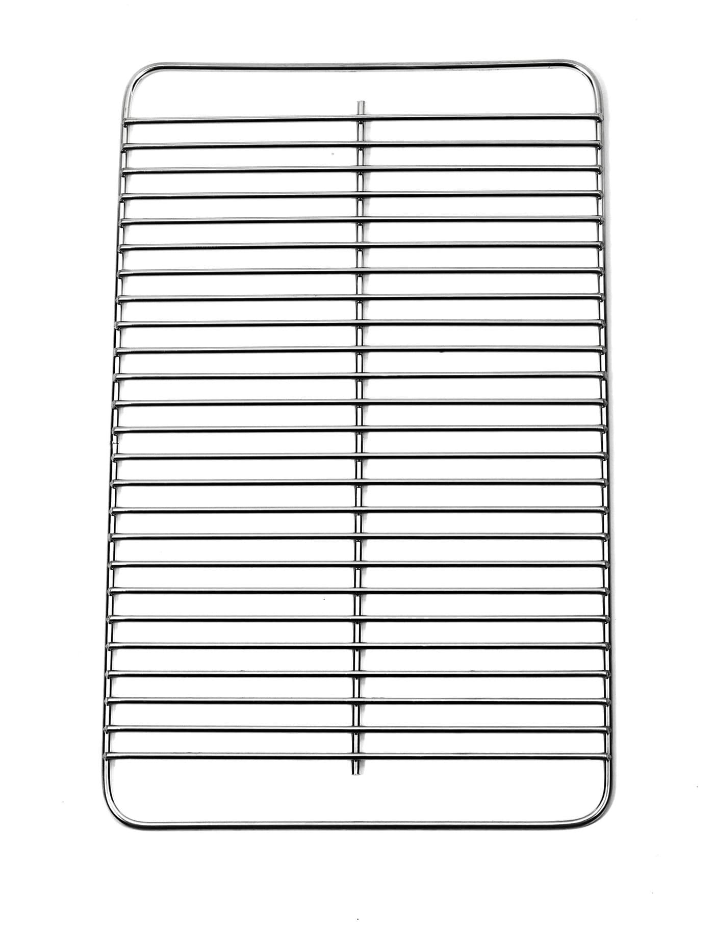 DELSbbq 80631 Stainless Steel Grill Cooking Grate Compatible with Weber Go-Anywhere Charcoal and Gas Grills, Replacement for Weber 70211 3634 67195 67168 3400656, 16" x 10" Grill Grid