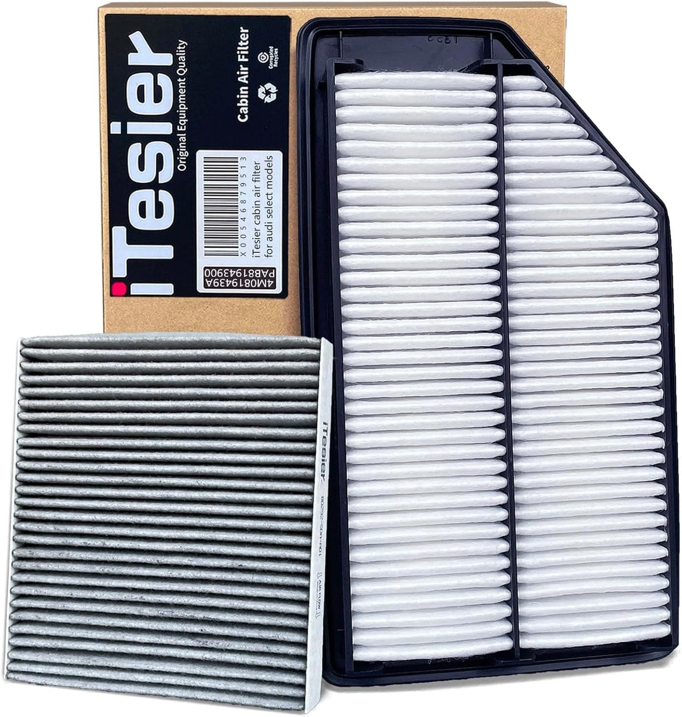 ITESIER Cabin & Engine Air Filter for Honda Odyssey (2011-2017) - Replaces OEM Parts 80292-SDA-A01 & 17220-RV0-A00