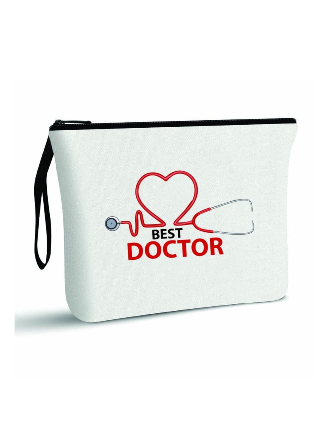 PRINTSHOP4ME Doctors Day Cosmetic Bag for Women - Stylish Doctors Day Gift for Women - Doctors Day Thank You Gift - Cosmetic Bag for Women Doctors