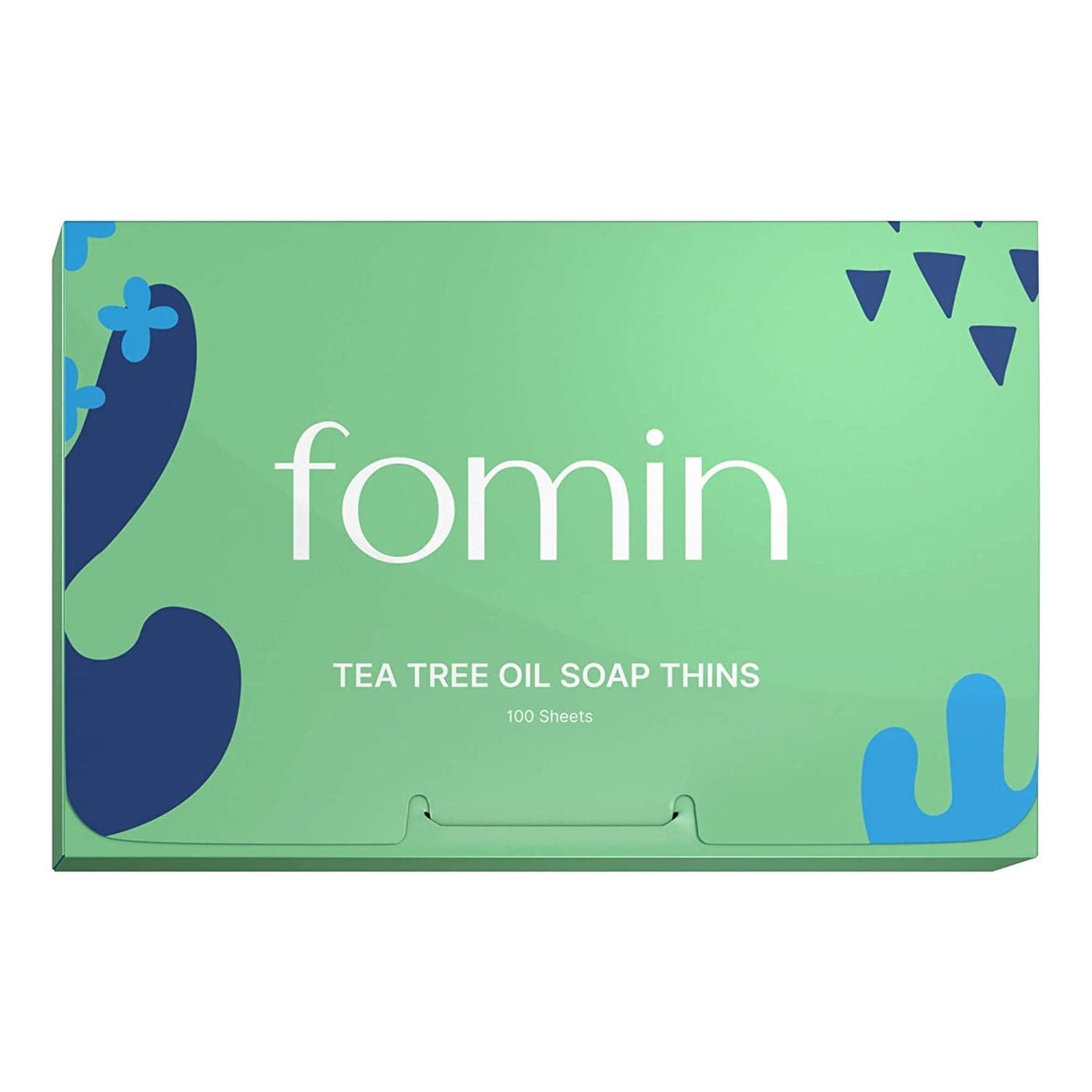 FOMIN Paper Soap Sheets for Hand Washing 100 Sheets Tea Tree Portable Travel Soap Sheets Dissolvable Camping Mini Soap Portable Hand Soap Sheets