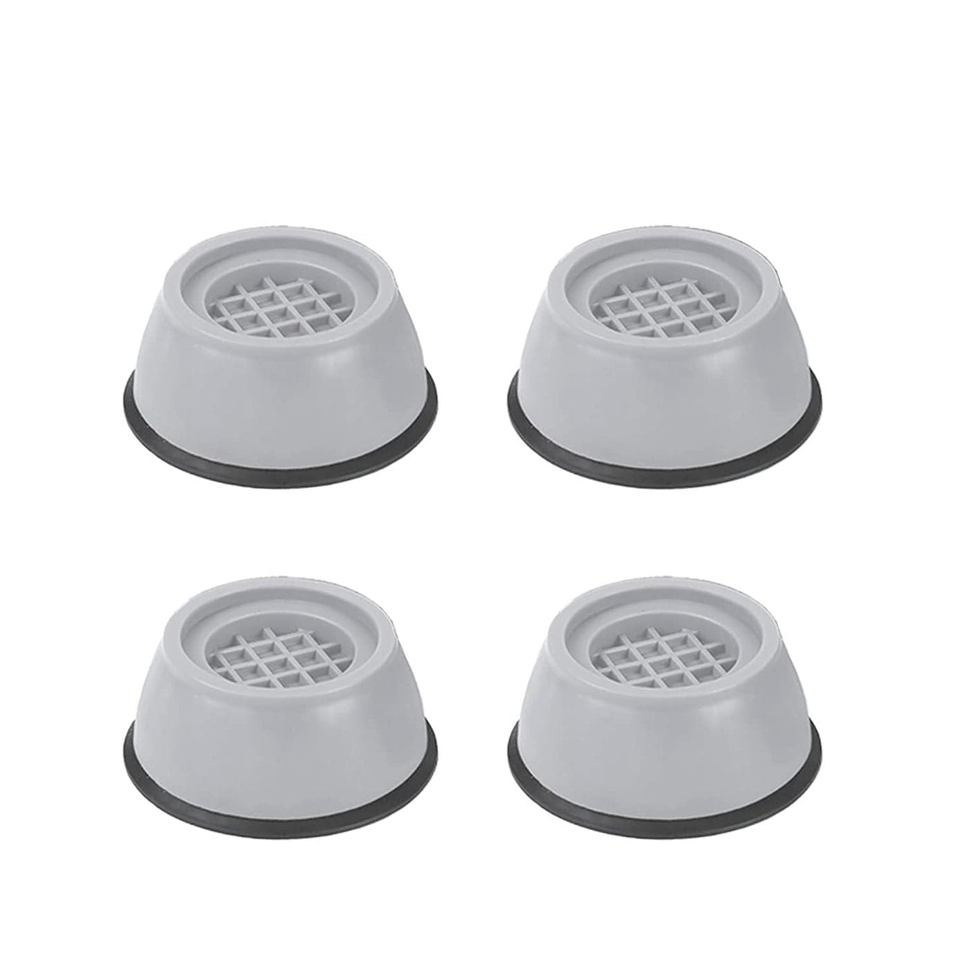 Amella EKitchen Washer Dryer Anti Vibration Pads with Suction Cup Feet Fridge Washing Machine Leveling Feet Anti Walk Pads Shock Absorber Furniture Lifting Base4 Piece