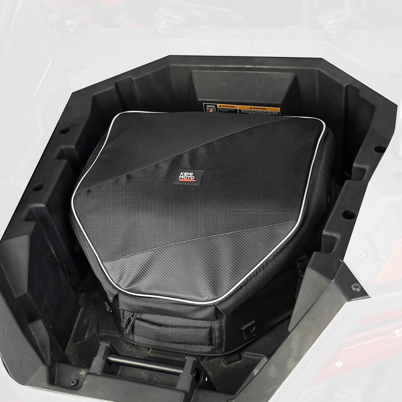 KEMIMOTO UTV Rear Bag with Soft Insulated Cooler for Polaris RZR 1000 XP Turbo RS1 RZR PRO XP (2018-2023)