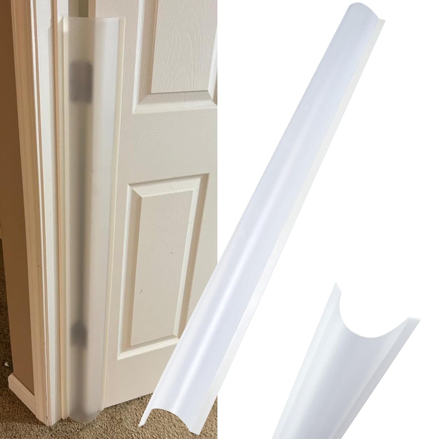 4PCS Baby Proofing Door Finger Pinch Guard Clear Door Jam Shield for Child Safety Finger Pinch Protector Hinge Protectors for KidsPet