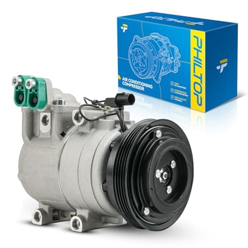 PHILTOP A/C Compressor 78347 Replacement for Hyundai Elantra 2001-2006, Tiburon 2003-2008 2.0L