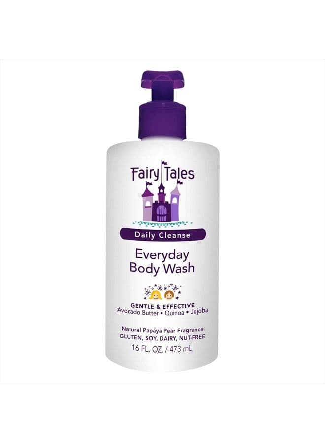 Daily Cleanse Kids Body Wash, Everyday Body Wash for Kids and Toddler- Soap for Bath or Shower, No Harsh Chemicals or Toxins - 16oz