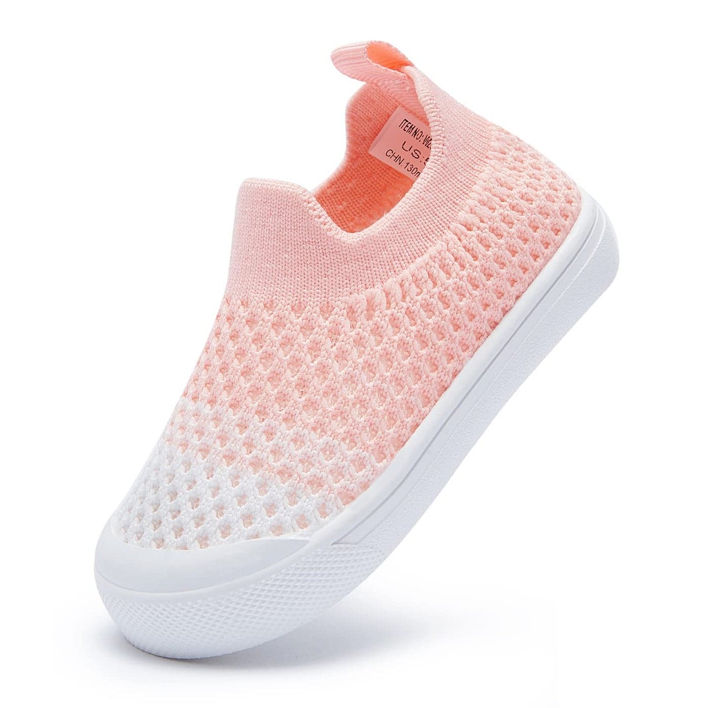 BMCiTYBM Baby Walking Shoes First Boy Girl Walker Infant Sock Tennis Mesh Sock Tennis Mesh Sneakers Breathable 6 9 12 18 24 Months Pink Size 1218 Months Infant