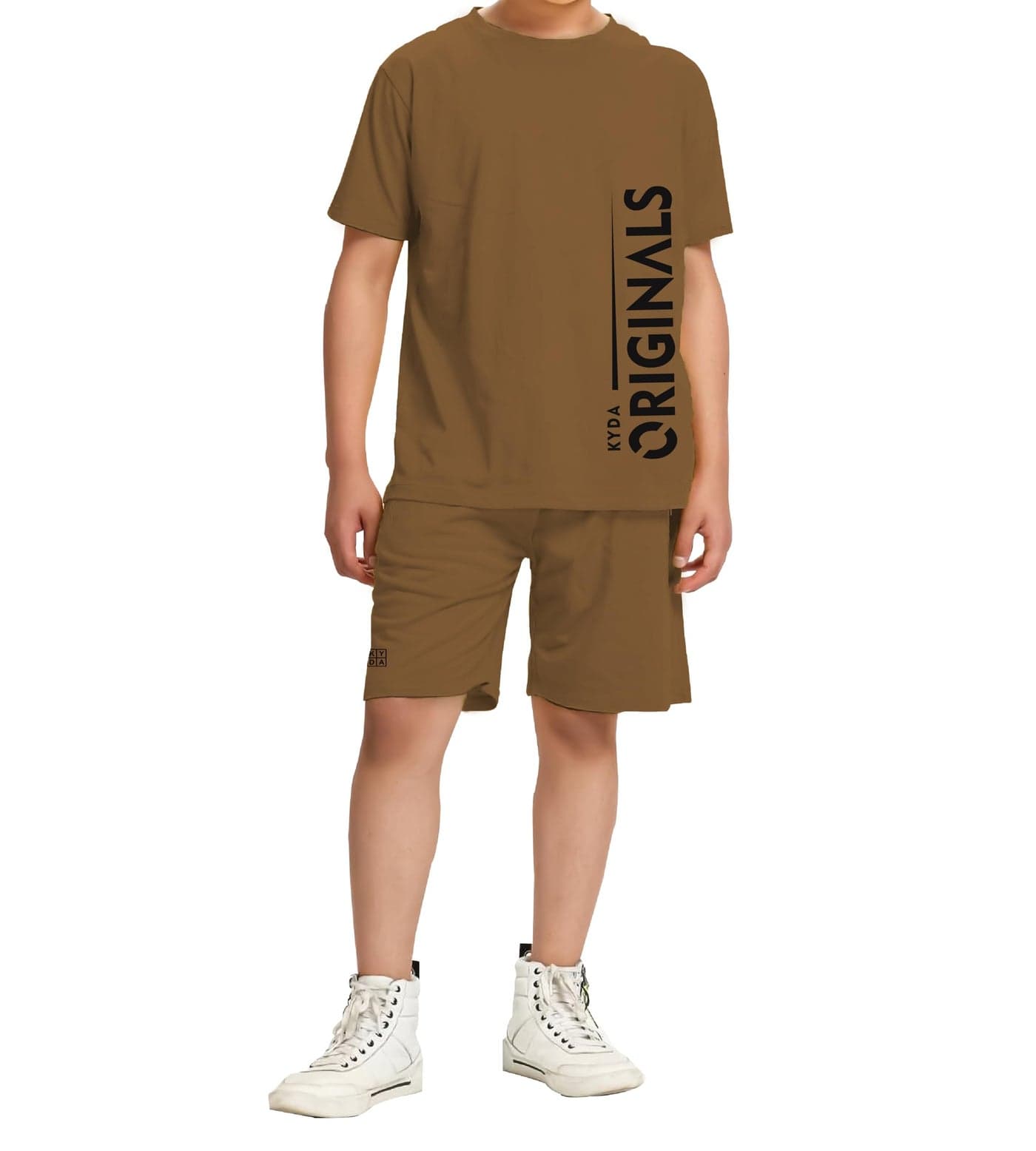 KYDA KIDS®100% Pure Cotton Boy's Premium Printed Tshirt and Shorts Set