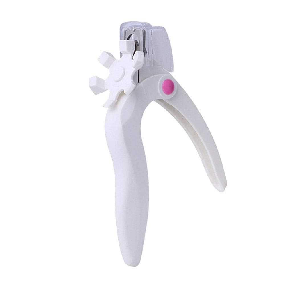 Acxico 1Pcs White Nail Art Nail Edge Clipper Cutter Acrylic Gel False Tips Manicure Tool
