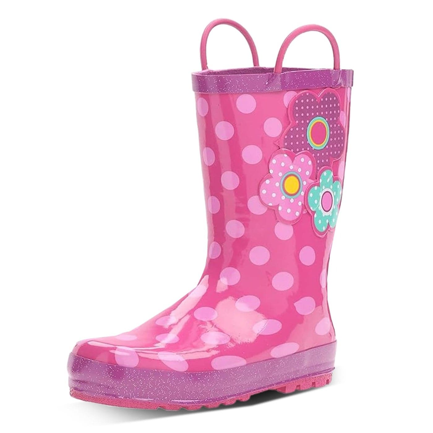 Western Chief Kids Girls Flower Cutie Rain Boot ToddlerLittle KidBig Kid Pink 5 Toddler M