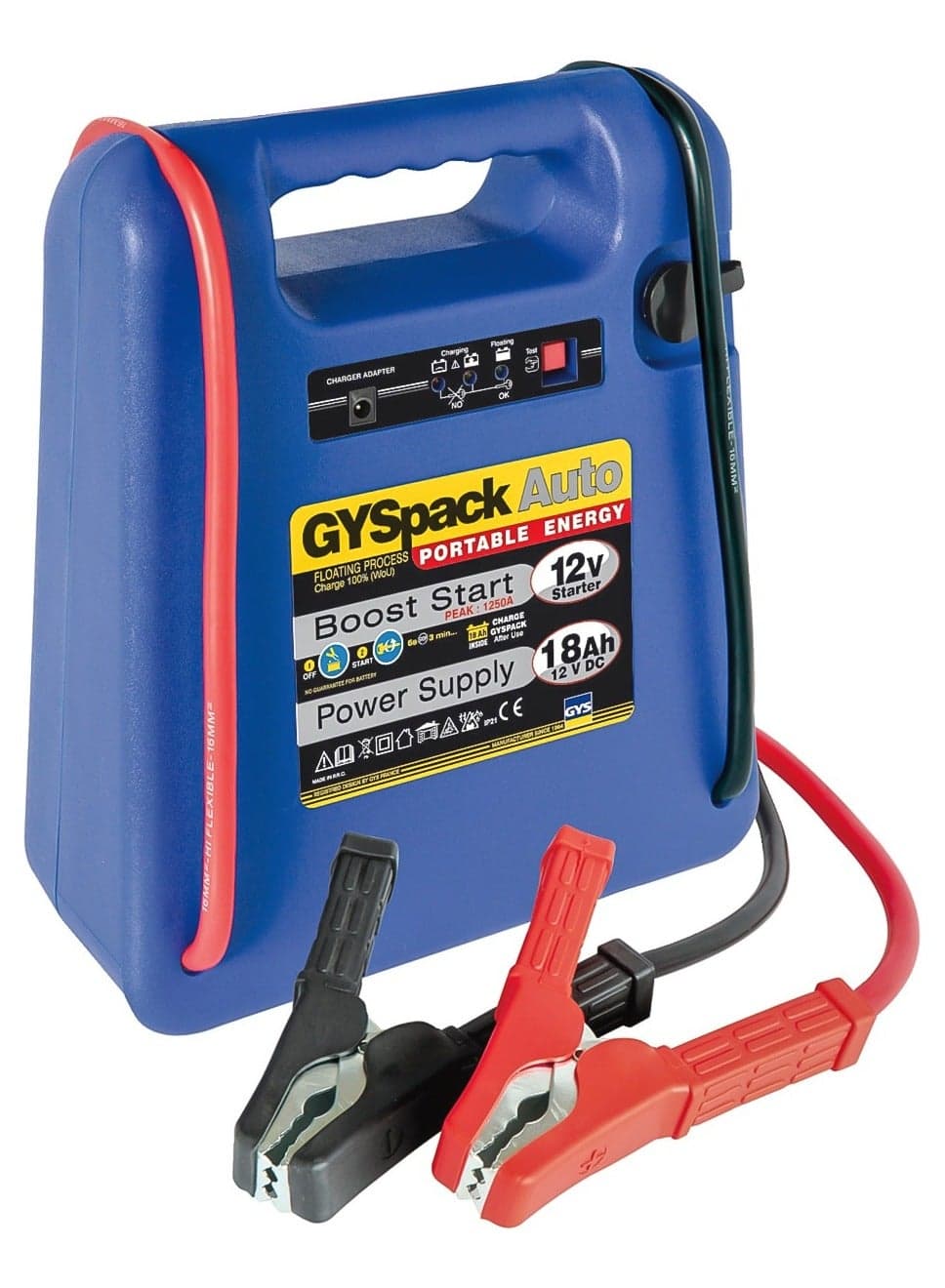 Starter, Power Supply for car (36.4 x 29.8 x 17.8 cm, Blue)