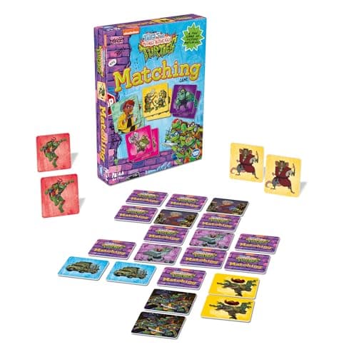 Wonder Forge Teenage Mutant Ninja Turtles Matching GameFun Quick Memory Game for Kids Engaging Toy for Ages 35 Years Ideal for Solo or Family Play