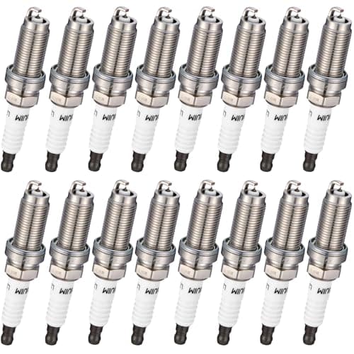 BDFHYK 4024123628 Iridium Spark Plugs Compatible with Ram 1500 2011-2021 Big Horn Crew Cab Pickup 4-Door 5.7L V8 GAS OHV Naturally Aspirated Set of 16