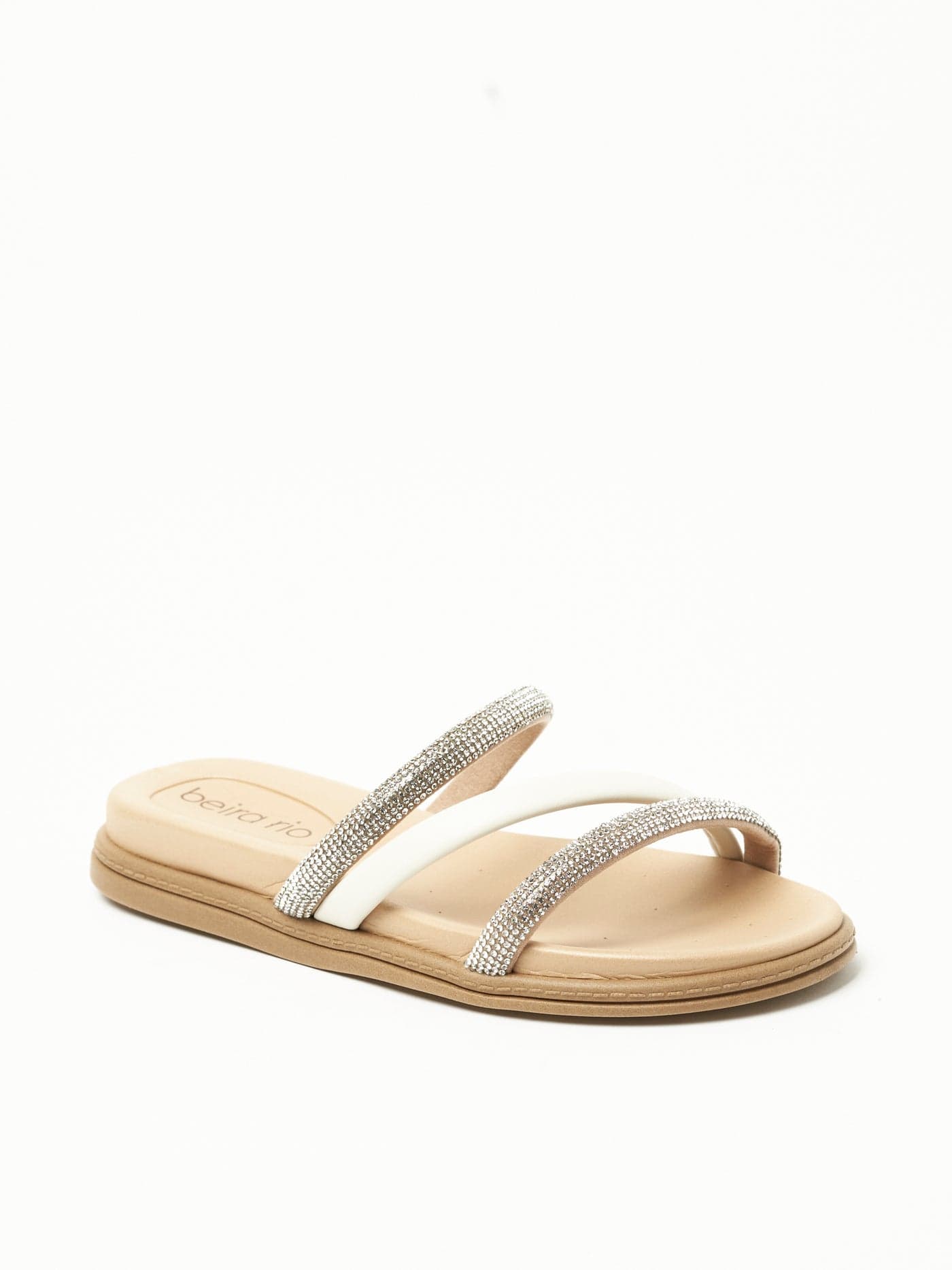 BEIRA RIO Ladies Flat Sandals in OFF WHITE | Comfortable Everyday Footwear — 40 EU